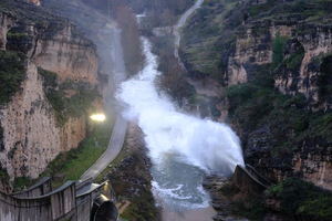 Las presas de Atance, Pálmaces, Alcorlo y Beleña todavía siguen desembalsando este viernes en Guadalajara