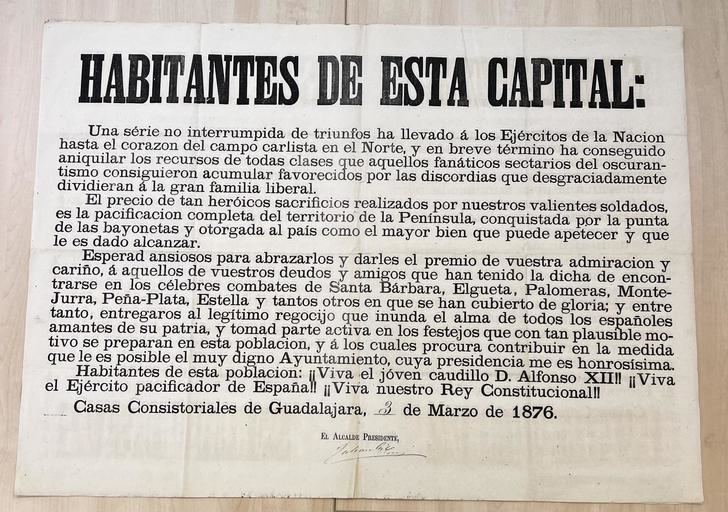 El Archivo municipal de Guadalajara lanza un proyecto de divulgación con el Documento del mes