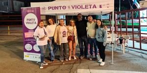 Inician las fiestas de Mesones con el Punto Violeta por la igualdad