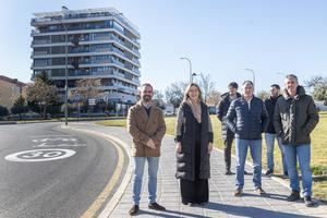 Guarinos destaca la mejora en seguridad de la Avenida de Francia, primera obra ejecutada del Plan de Asfaltado