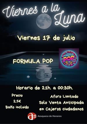 Ya se pueden comprar las entradas para el segundo "Viernes a la Luna" en la piscina municipal de Azuqueca
