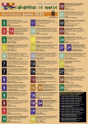 Actividades culturales en Cabanillas para junio de 2025