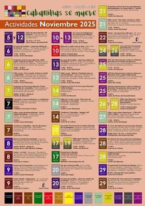Actividades socioculturales en Cabanillas para noviembre de 2025