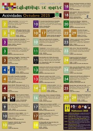Actividades socioculturales de Cabanillas para octubre disponibles