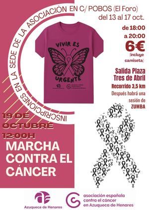 La Marcha contra el Cáncer en Azuqueca se celebrará el domingo 19 de octubre