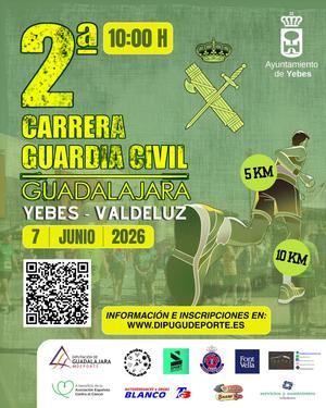 La Comandancia de Guadalajara organiza la II Carrera Popular de la Guardia Civil