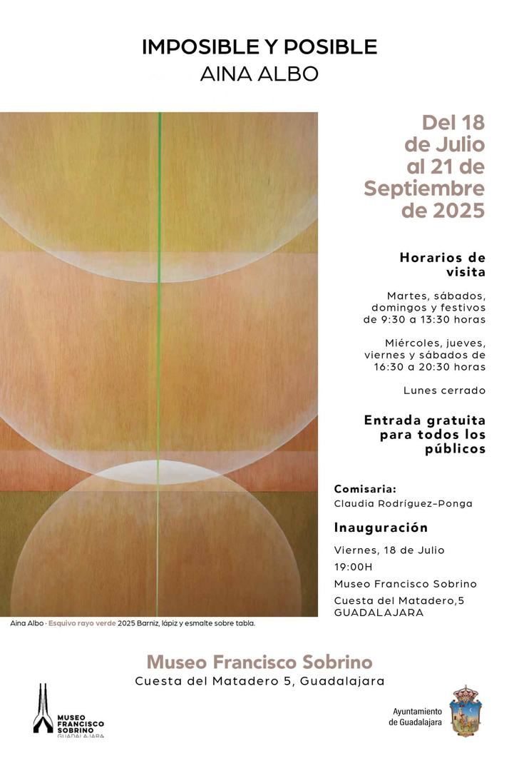 Imposible y Posible, la propuesta artística de Aina Albo, llega al Museo Sobrino este viernes