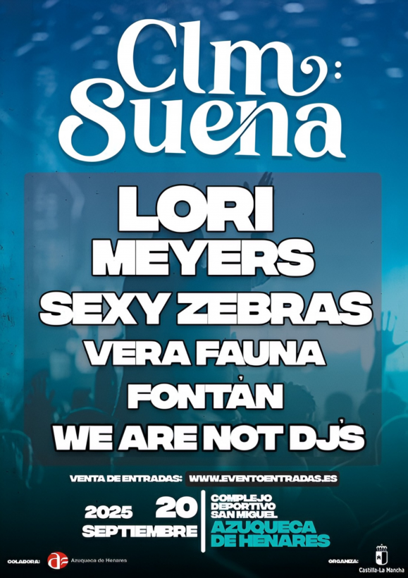 El festival ‘Castilla-La Mancha Suena’, impulsado por el Gobierno regional, llega a Azuqueca de Henares el 20 de septiembre