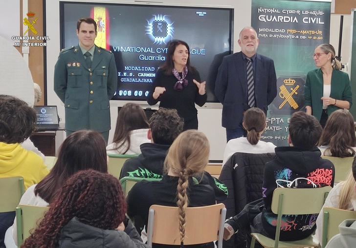 Más de un millar de estudiantes de 22 centros de Educación Secundaria de la provincia de Guadalajara han participado en la VI Ciberliga de la Guardia Civil
