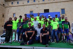 La Marcha Cicloturista Juan Carlos Martín recorrió 98 kilómetros por la provincia desde Alovera