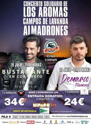 Autobuses gratuitos para asistir al Concierto de Los Aromas a favor de la Fundación Nipace