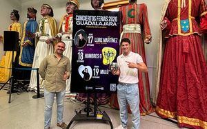 Los grandes conciertos de Ferias y Fiestas 2026 contarán con Malú, Hombres G y Leire Martínez junto al alcarreño Guille Toledano