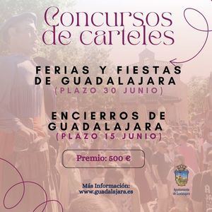 Diseña la fiesta y la imagen del encierro de Guadalajara, participa en los concursos de carteles