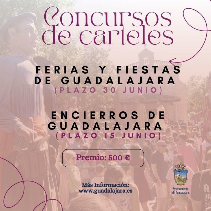 Diseña la fiesta y la imagen del encierro de Guadalajara, participa en los concursos de carteles