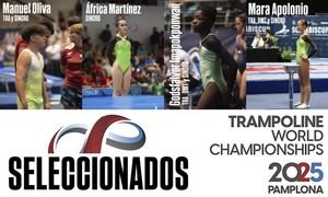 Cuatro gimnastas de Cabanillas representarán a España en el Mundial de Trampolín