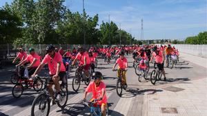 Participación masiva en el Día de la Bicicleta en Alovera