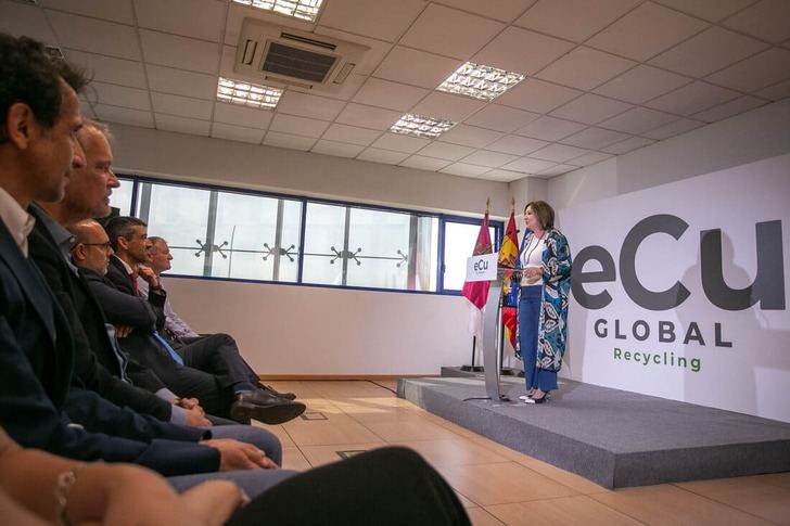 ECU Global Recycling invierte 30 millones en una planta de Cabanillas que recicla cables de comunicaciones