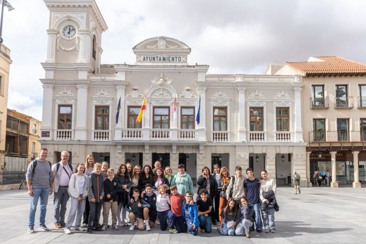 Guadalajara acoge a estudiantes y docentes del programa Erasmus+ del CEIP Ocejón