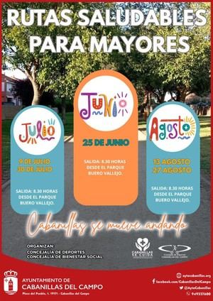 Cabanillas del Campo lanza rutas saludables para mayores este verano