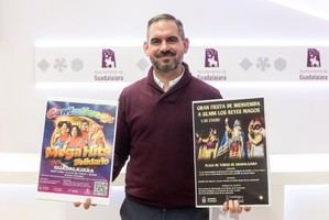 Fiesta navideña culmina con El Cantajuego y la llegada de los Reyes Magos en Guadalajara