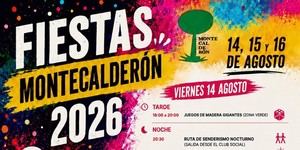Fiestas de Montecalderón: Actividades para toda la familia del 14 al 16 de agosto
