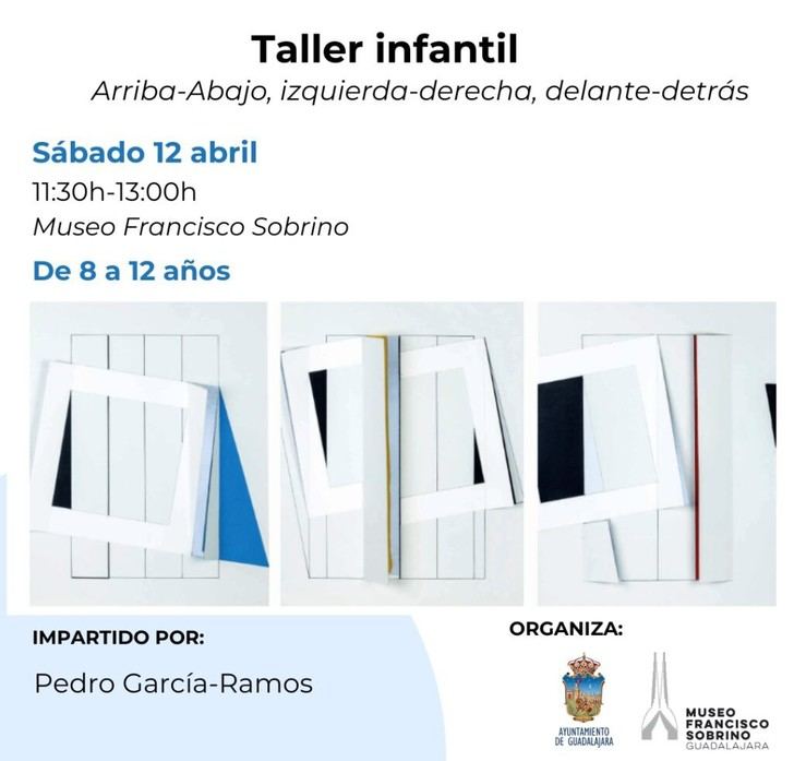 Taller infantil de arte en el Museo Francisco Sobrino con Pedro García-Ramos