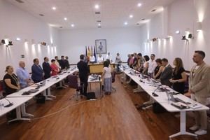El Ayuntamiento de Guadalajara rinde homenaje a las víctimas de los terremotos en Venezuela