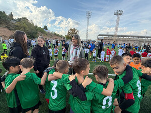 Los campos anexos del Pedro Escartín recuperan su actividad con un torneo de pretemporada con los más pequeños