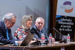 La alcaldesa inaugura el Curso Cultural 2026-2027 de la Fundación Siglo Futuro que contó con una conferencia magistral de Mariano Barbacid