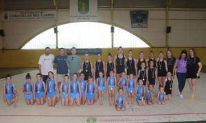 Clausura de temporada con exhibición de gimnasia rítmica en San Blas