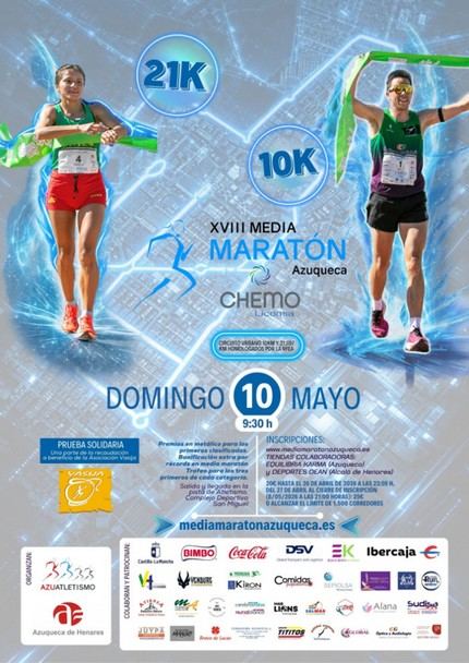 Cerca de mil inscritos para la Media Maratón Azuqueca 2026