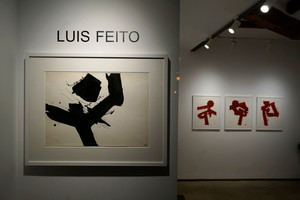 Luis Feito Obra gráfica y obra única sobre papel y tela, en la Galería de Arte de Sigüenza