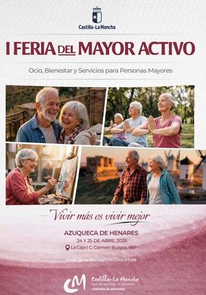 Cruz Roja Guadalajara participa en la I Feria del Mayor Activo de Castilla-La Mancha en Azuqueca de Henares
