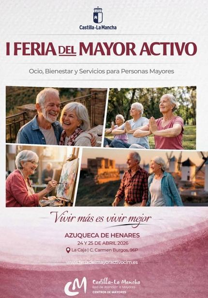 Cruz Roja Guadalajara participa en la I Feria del Mayor Activo de Castilla-La Mancha en Azuqueca de Henares