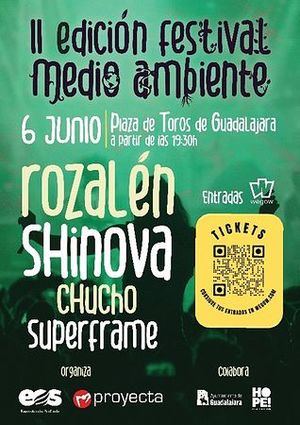Suspenden la II Edición del Festival Medio Ambiente ante la insolvencia de la empresa comercializadora de entradas