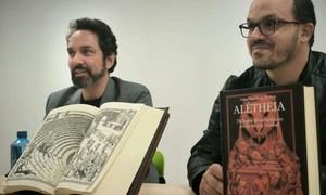 Presentación humorística de un libro filosófico en la Biblioteca León Gil