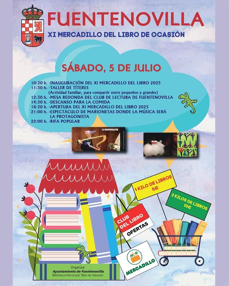 Fuentenovilla saca los libros a la calle