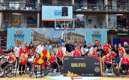 España se clasifica para el Mundial de baloncesto en silla de ruedas femenino en Guadalajara