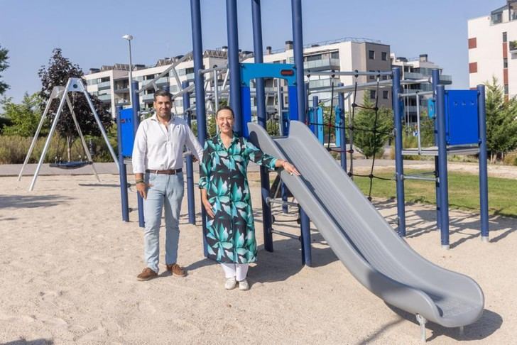 Guadalajara inaugura nueva zona de juegos infantiles en el parque de Los Juncos