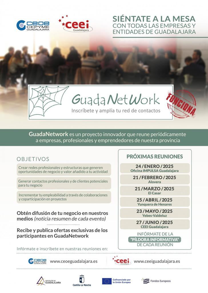 GuadaNetWork vuelve un año más con seis nuevos encuentros para este primer semestre del año