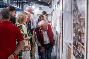 La alcaldesa Ana Guarinos inaugura la exposición del 20 aniversario del Concurso de Albañilería Ciudad de Guadalajara
