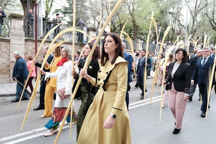 Comienza la Semana Santa en Guadalajara con un Domingo de Ramos al que ha respetado la lluvia