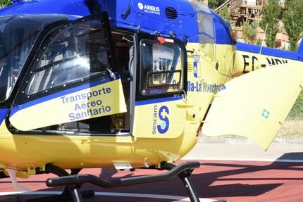 Trasladado en helicóptero al hospital de Ciudad Real un trabajador tras sufrir una caída en Los Navalmorales