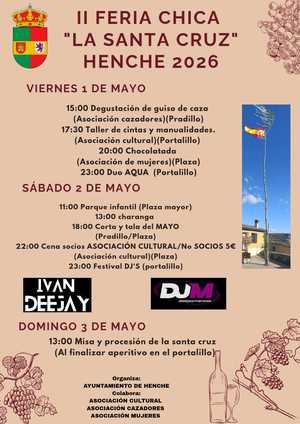 Henche celebra este fin de semana su segunda feria de Santa Cruz y la plantación del Mayo
