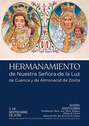 Almonacid de Zorita y Cuenca hermanan su devoción a la Virgen de la Luz con la mirada puesta en 2030