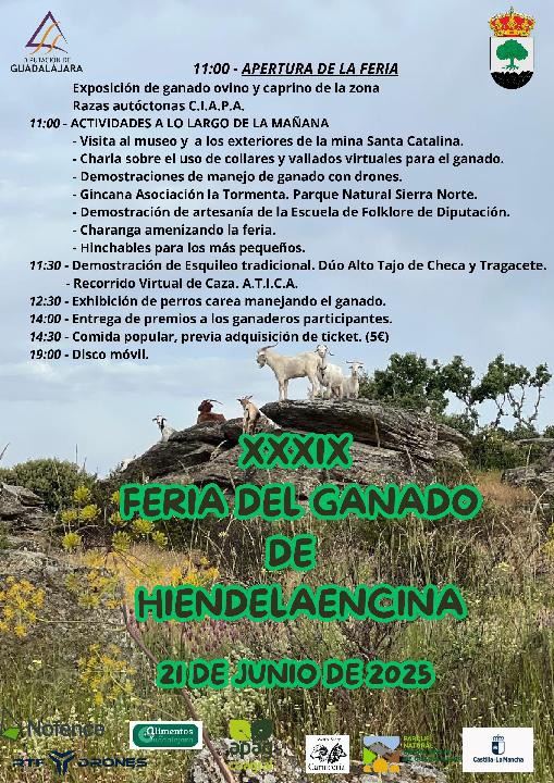 Hiendelaencina se prepara para su 39ª Feria del Ganado este sábado