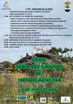 Hiendelaencina se prepara para su 39ª Feria del Ganado este sábado