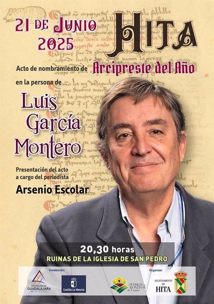 Hita proclama Arcipreste del Año al poeta Luis García Montero