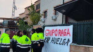 Cabanillas: seguimiento del 100% en la huelga de limpieza viaria
