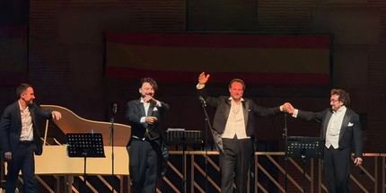 Gran éxito del concierto de Los Tres Tenores en El Casar